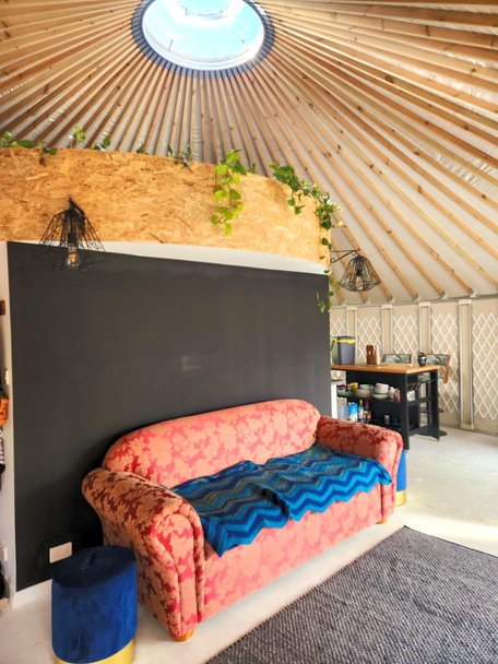8m Yurt with mezzanine level